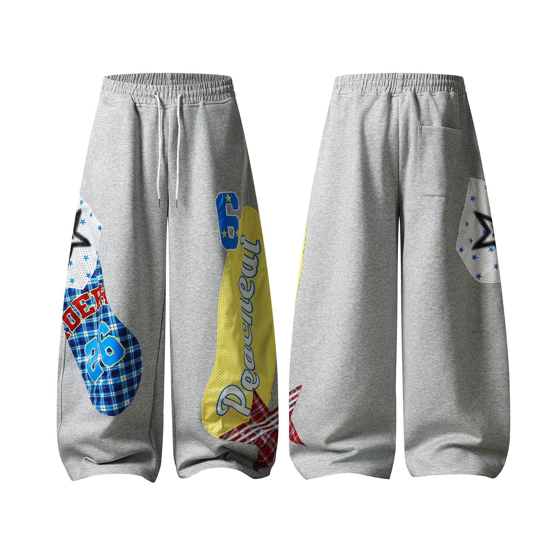 Loose Cargo Stripe Wide Leg Sweatpants For Women Casual Streetwear Cotton Pants