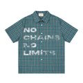 Men's Cotton Plaid Color Block Short Sleeve Shirt With Open Front
