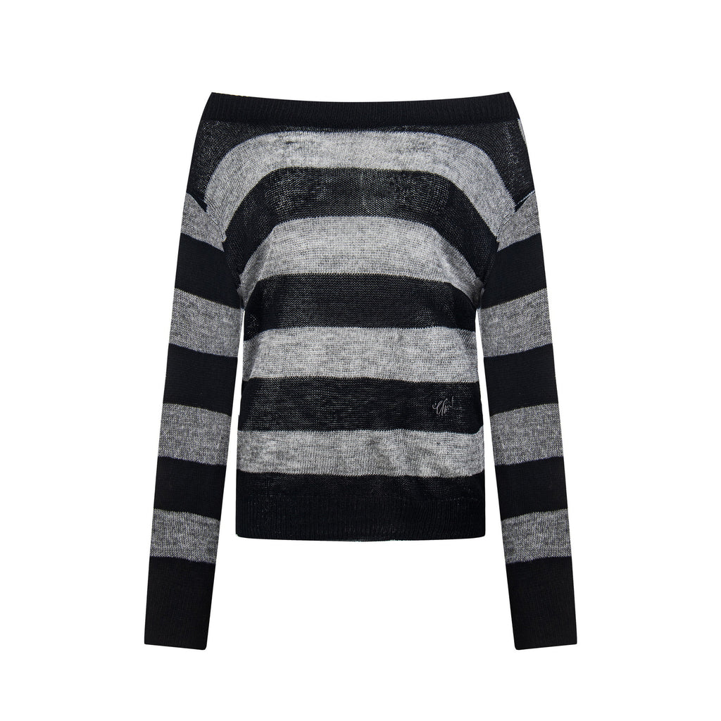 Men Color Blocked Stripe Hoodie Casual Autumn Long Sleeve Anime Cartoon Print