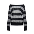 Men Color Blocked Stripe Hoodie Casual Autumn Long Sleeve Anime Cartoon Print