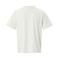 Character Printed Short Sleeved Cotton Shirt With Fragmented Flower Pattern