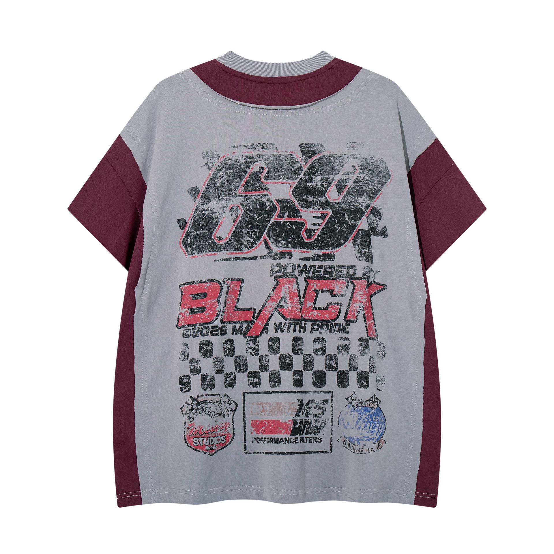 Mens Floral Cotton Blend Short Sleeve Tee Round Neck Pullover Casual
