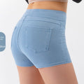 High Waist Hip Lifting Yoga Cowboy Shorts For Women Slimming Compression Pants