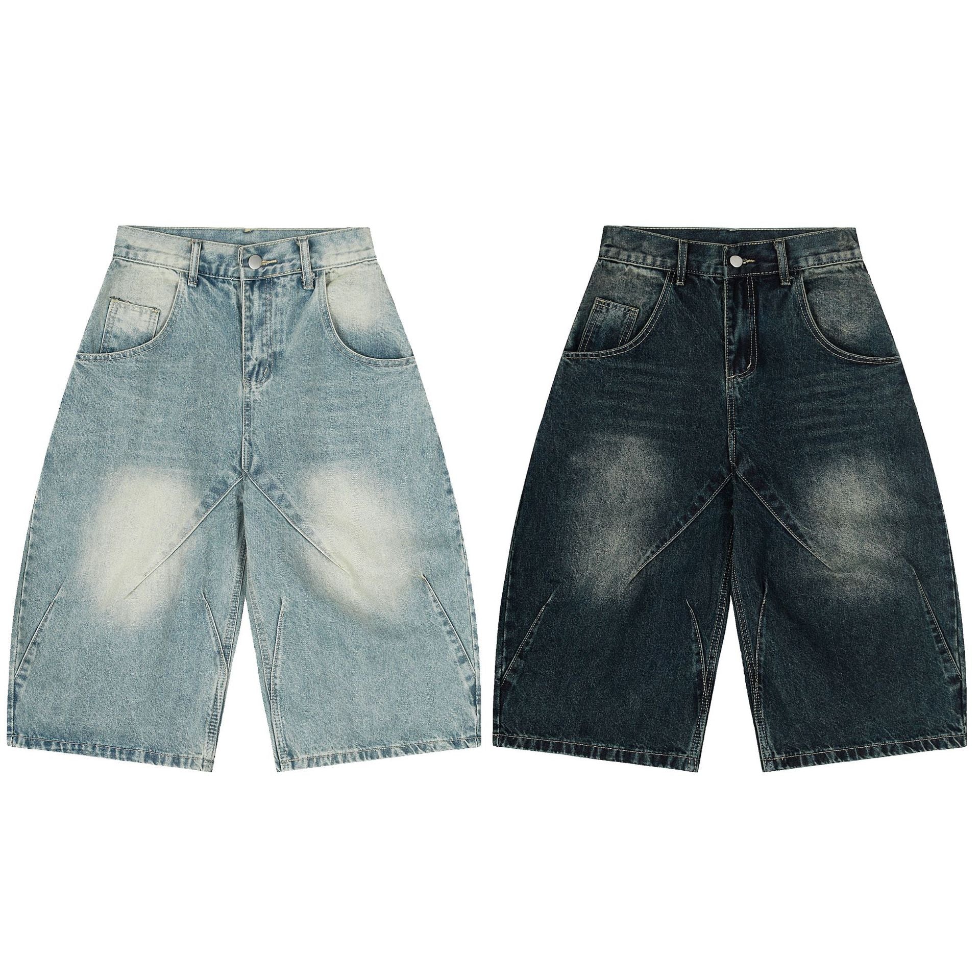 Street Style Personalized Denim Shorts Cotton Comfort Fit for Women