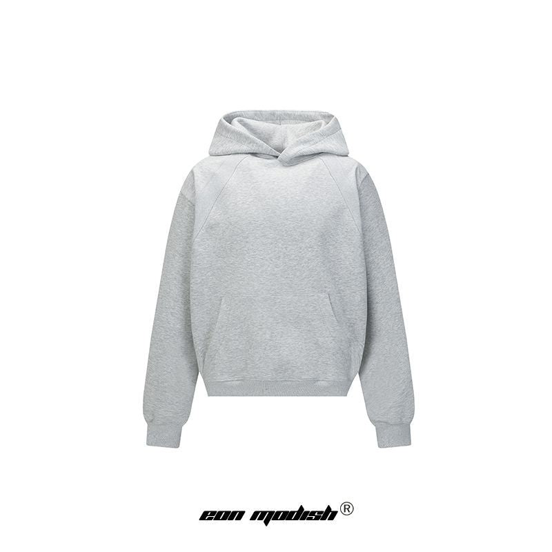 Street Style Hooded Sweatshirt Loose Fit Versatile Wardrobe Essential