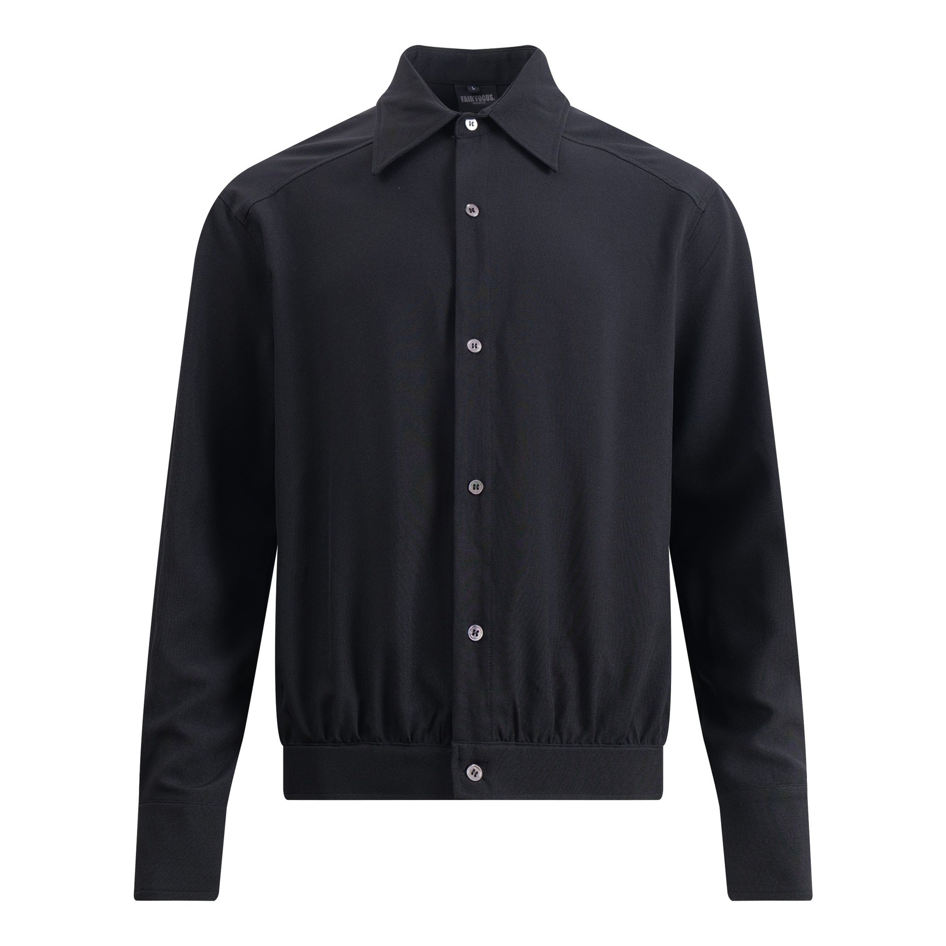 EON MODISH Street Style Loose Fit Jacket With Turn Down Collar Long Sleeve
