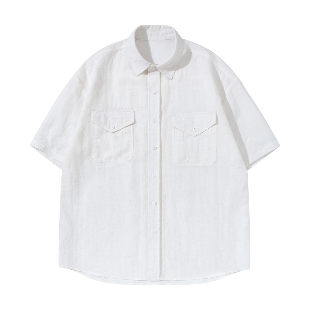 Loose Fit Letter Print Cotton T Shirt Short Sleeve