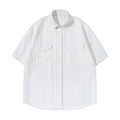 Loose Fit Letter Print Cotton T Shirt Short Sleeve