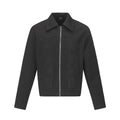 Eon Modish Street Style High Street Jacket Turn Down Collar Grey And Black