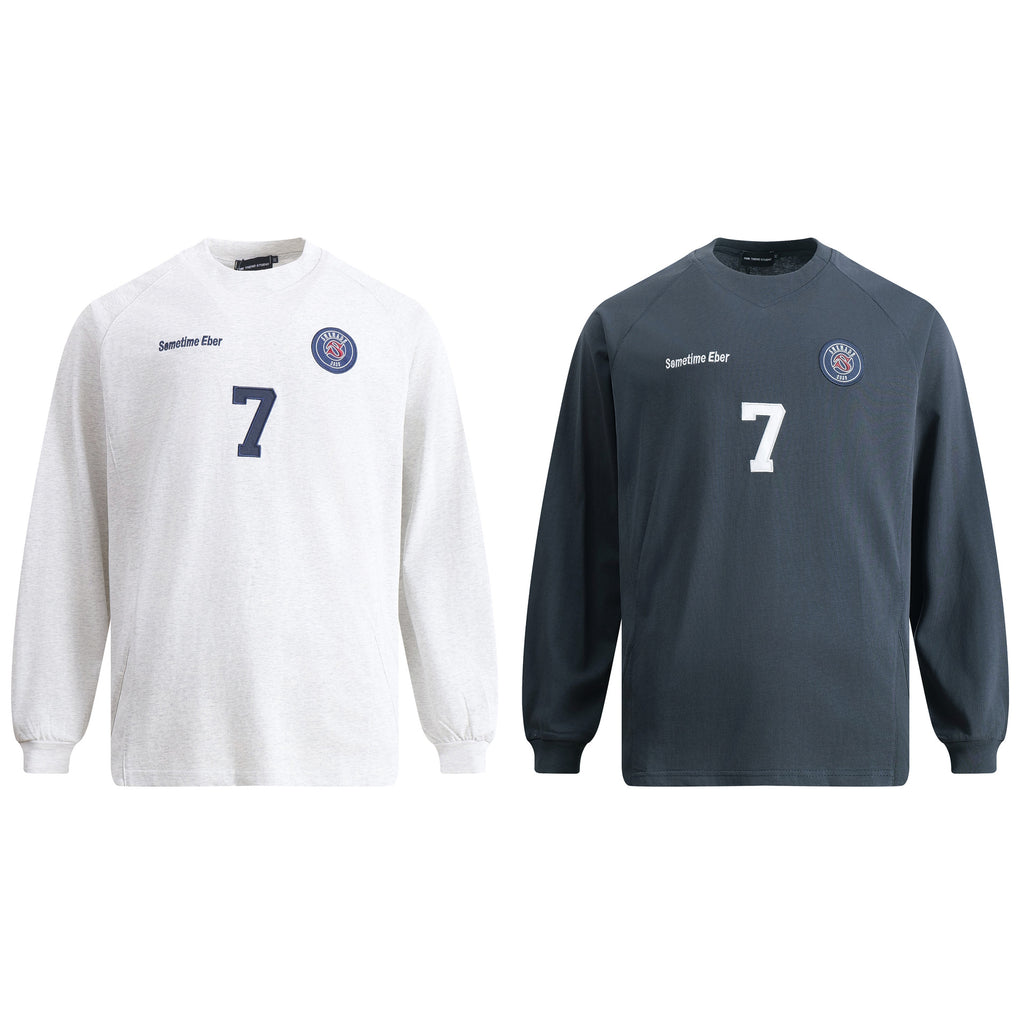 High Street Style Long Sleeve Cotton T Shirt For Men Casual Fit