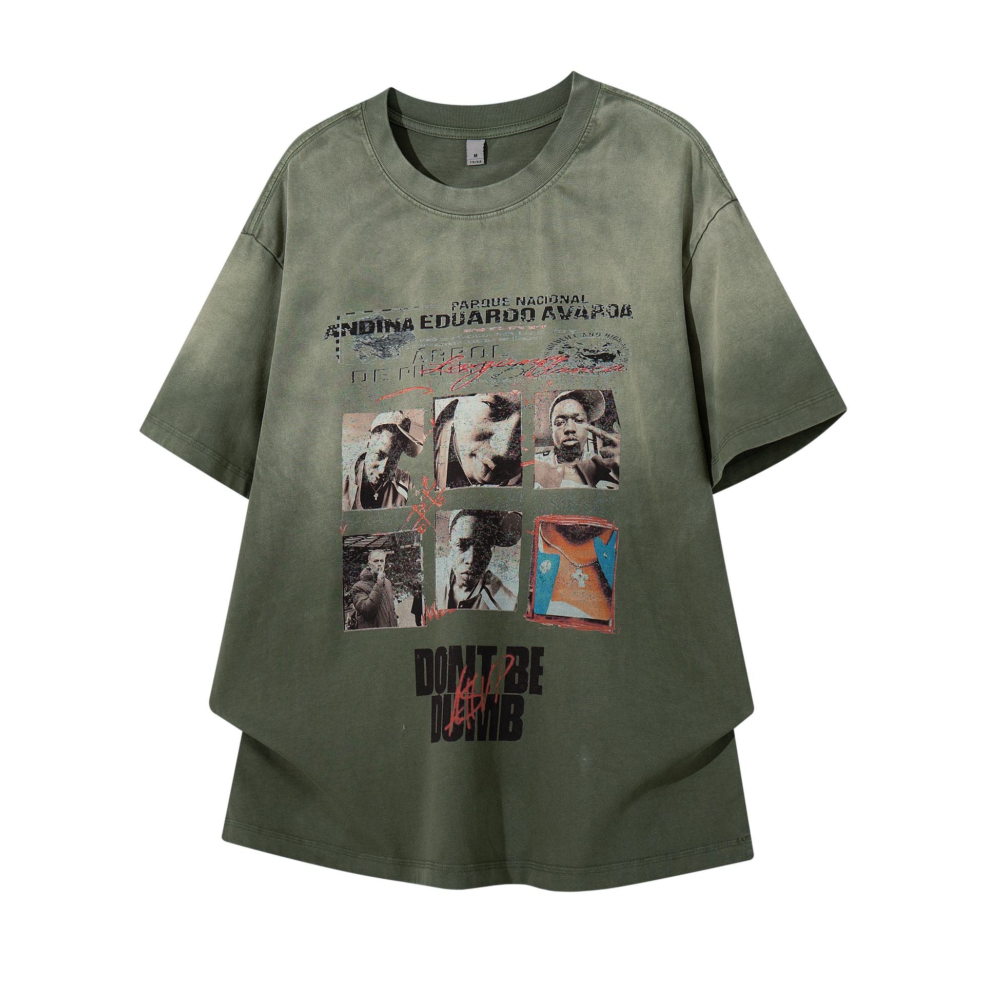 Jigsaw Photo Printed Short Sleeve Shirt For Men Floral Pattern Cotton Blend