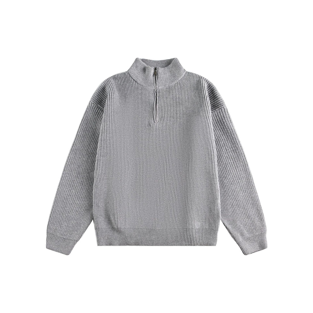 Street Style Versatile Crew Neck Polyester Sweater For Everyday Wear