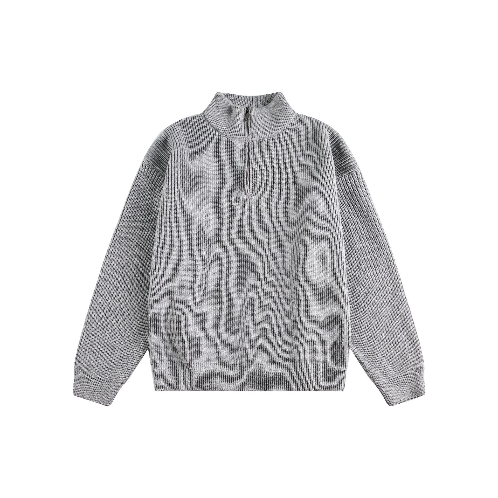 Street Style Versatile Crew Neck Polyester Sweater For Everyday Wear