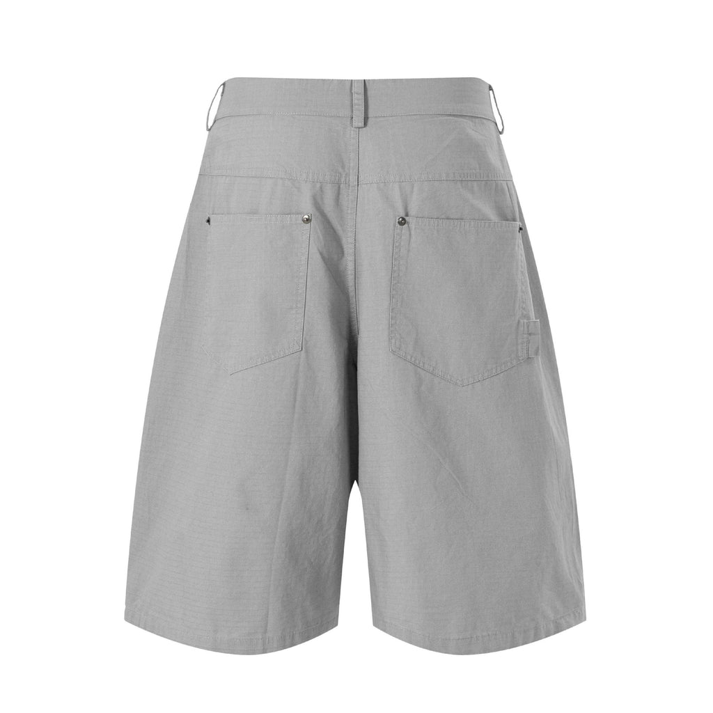 Unisex Loose Paratrooper Cargo Shorts Cotton Blend