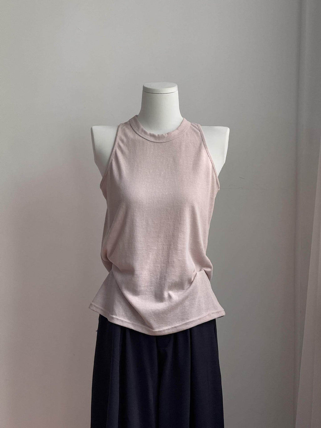 Relaxed Lotus Pink Short Sleeve Top Button Closure Korean Japanese Casual