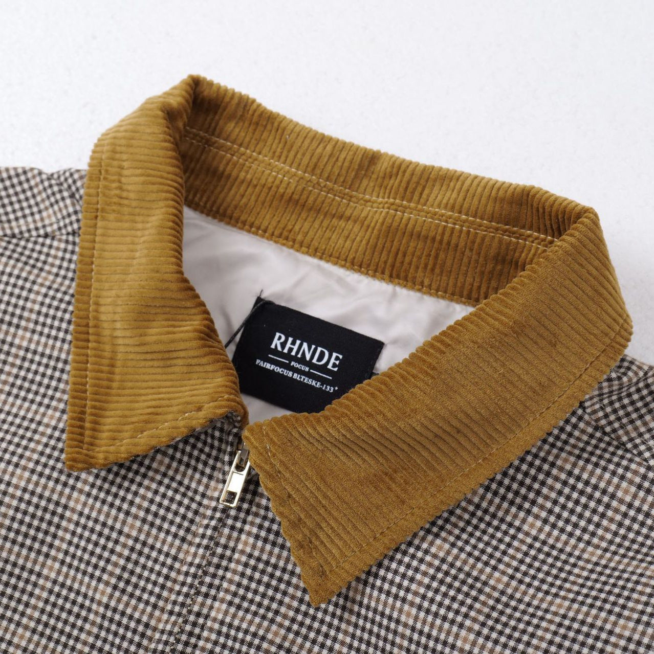 Street Style Plaid Loose Fit Jacket for Autumn Youth Fashion