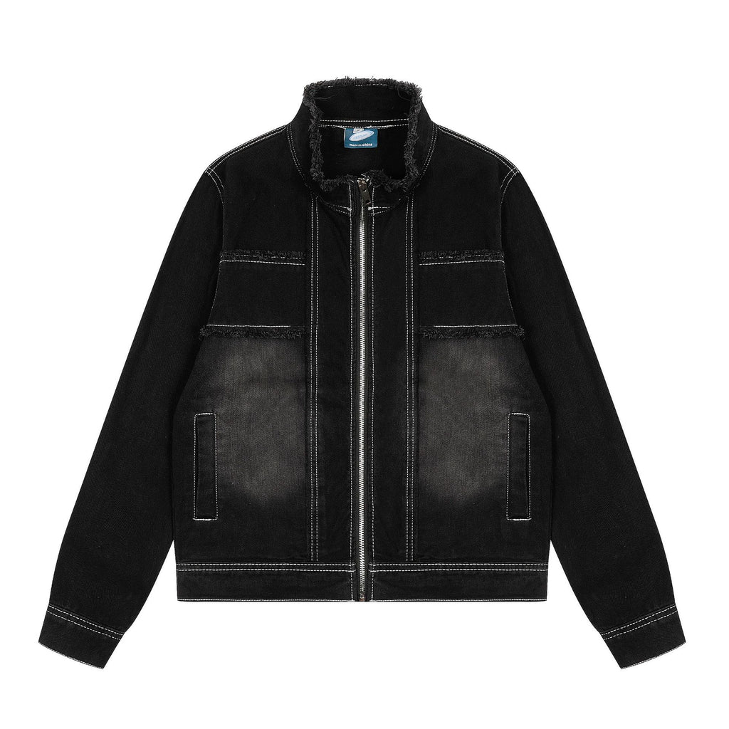 Eon Modish Street Style High Street Jacket For Autumn Black