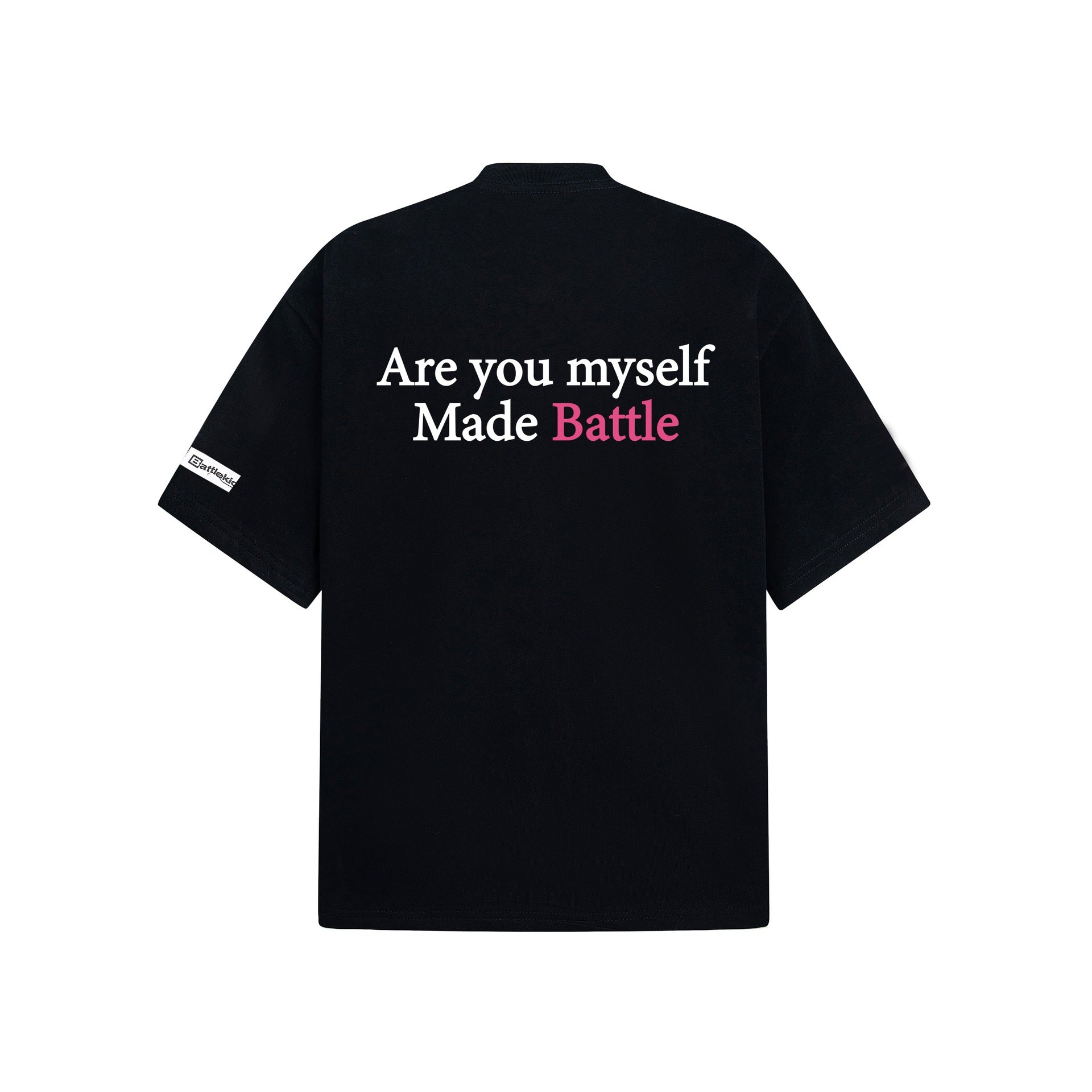 Vertical Slogan Printed Short Sleeve Cotton T Shirt For Men