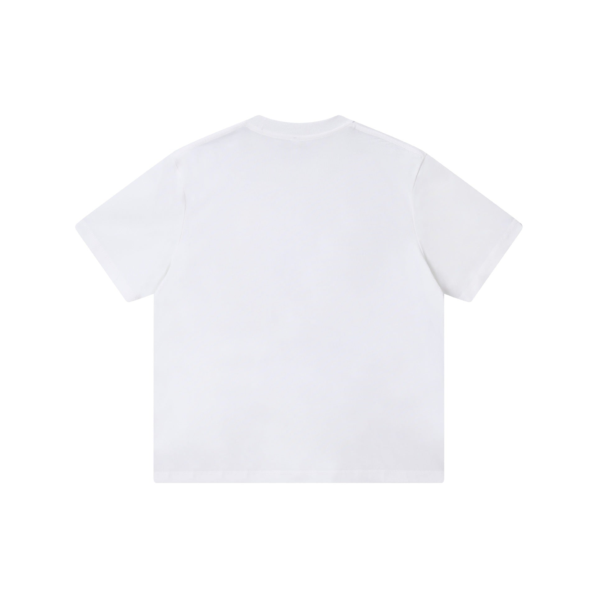 Portrait Printed Short Sleeve Shirt With Fragmented Flowers Pattern