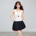 Backless Lace Camisole With Padded Bra Built In Padding For Women
