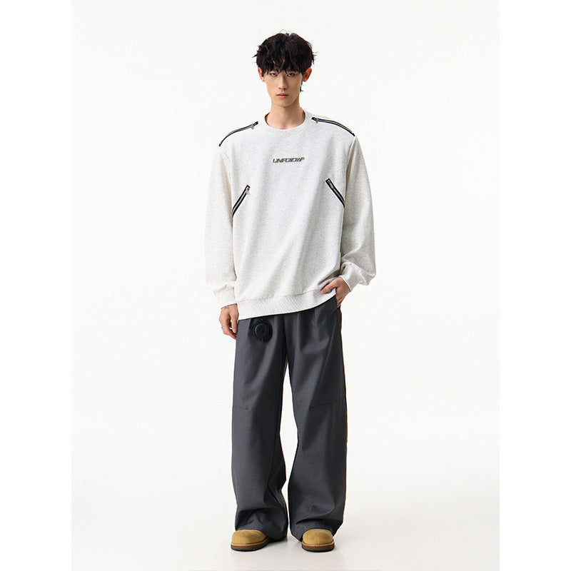 Street Style High Street Loose Hoodie Personalized Cotton Youth Autumn Ready