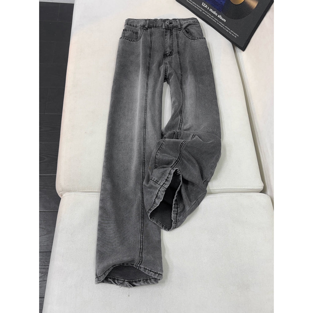 Lightweight Lyocell Ice Silk Pants Women Loose Fit Straight Leg Drawstring