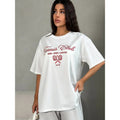 Unisex Cotton Graphic Tee Round Neck Short Sleeve Casual