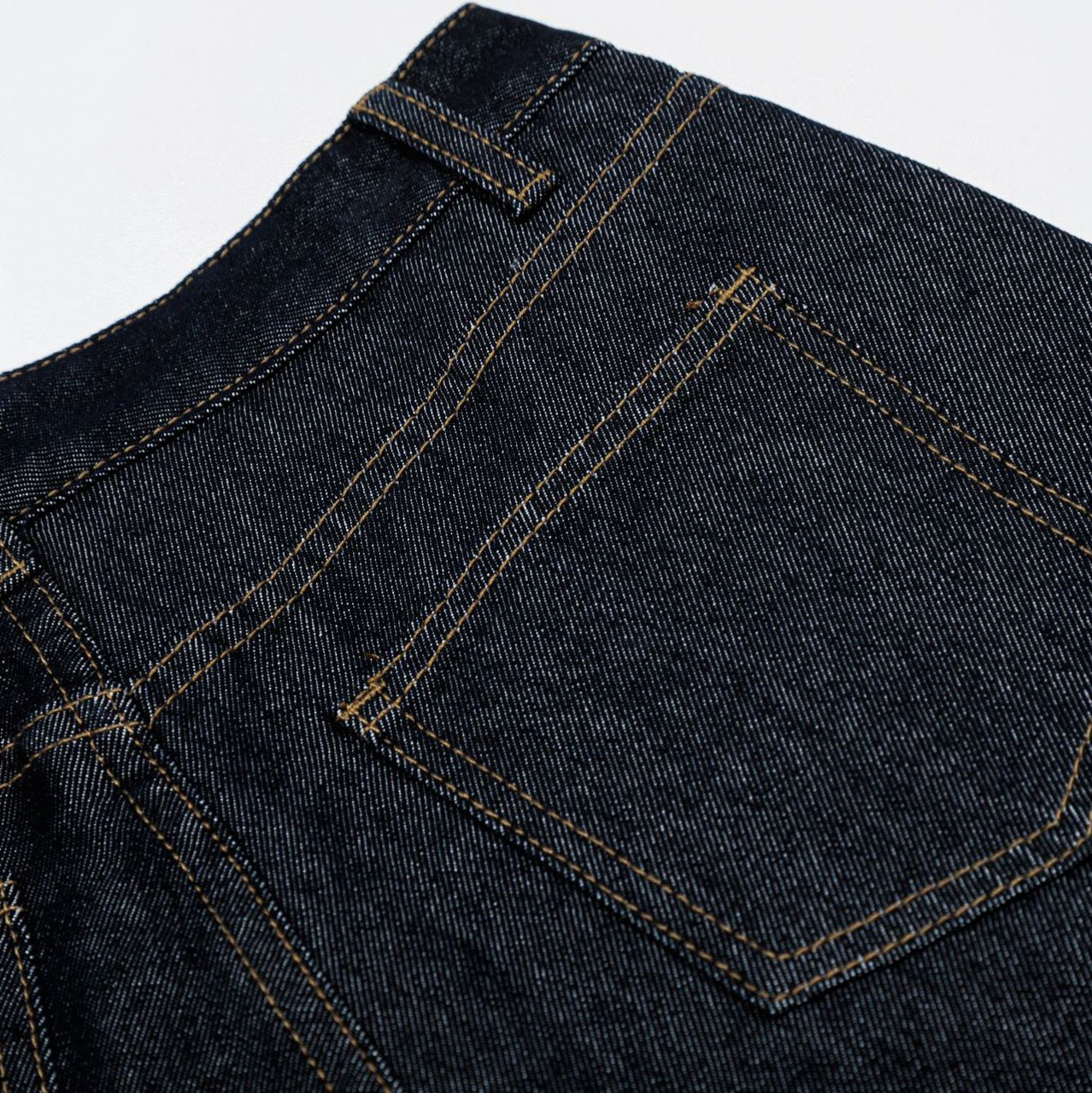 Street Style Denim Workwear Long Pants in Blue for Autumn